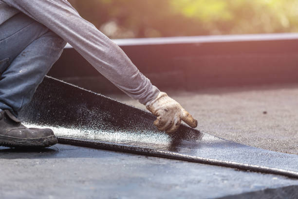 Professional Exterior Waterproofing technician working in Wawaka, IN